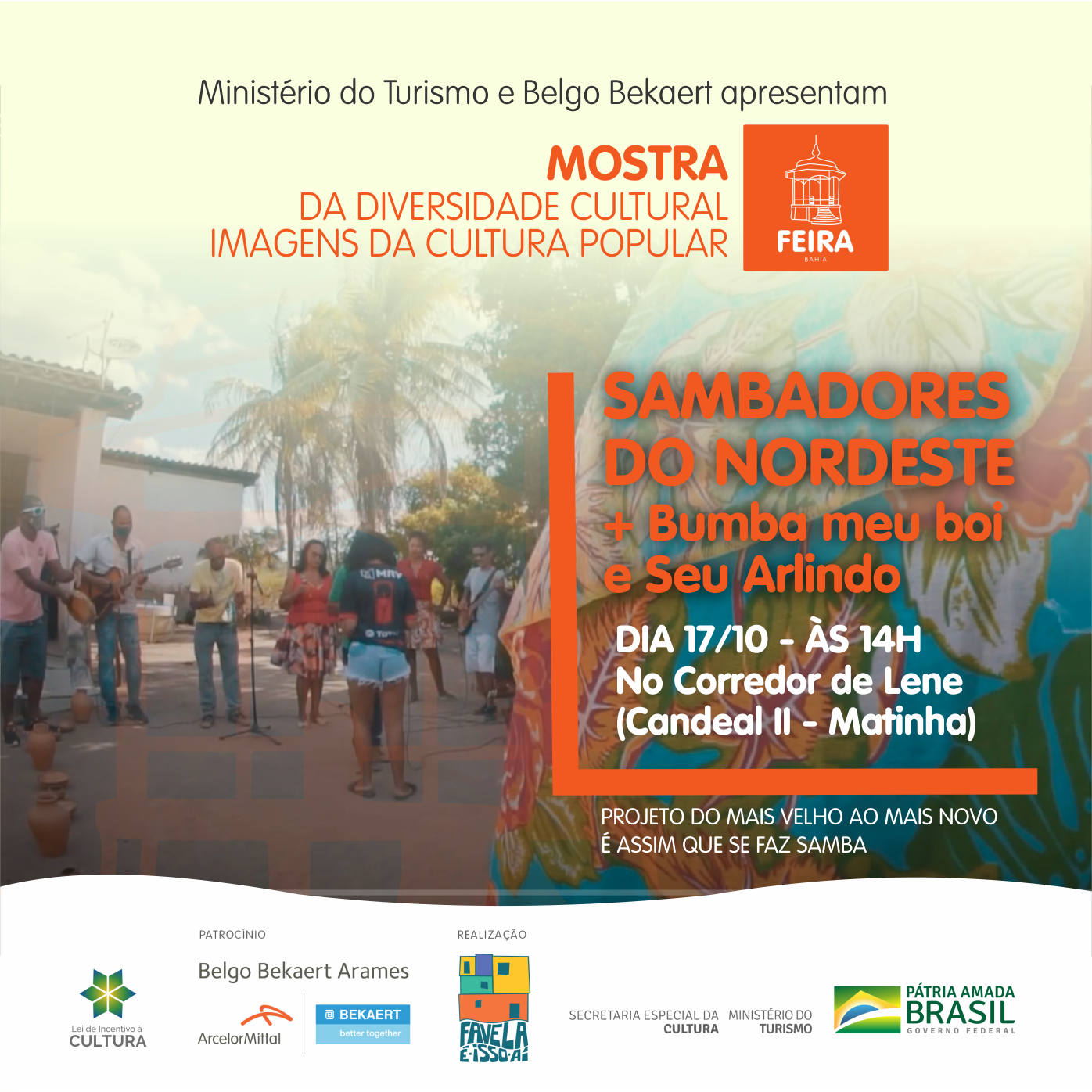 Projeto realiza atividade cultural no distrito de Matinha - neste domingo (17)