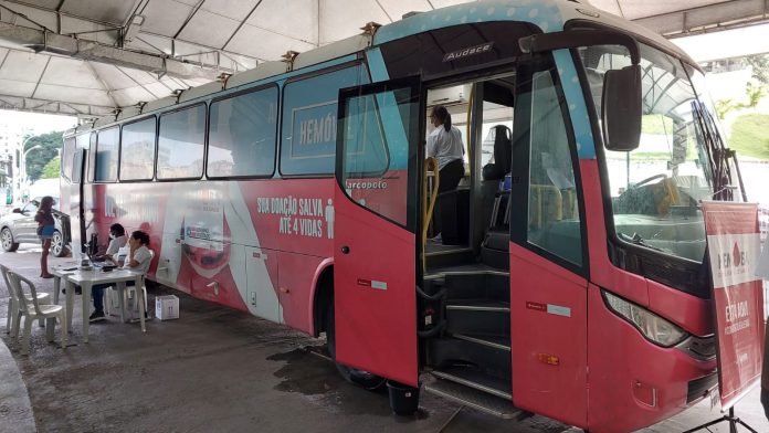 Unidade móvel da Hemoba atende na Estação da Lapa de quarta a sábado desta semana