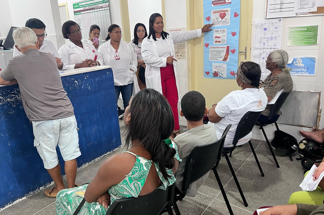 USF do Tanque da Nação orienta pacientes sobre prevenção ao colesterol alto 